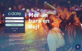 Startsidan på c-date.se